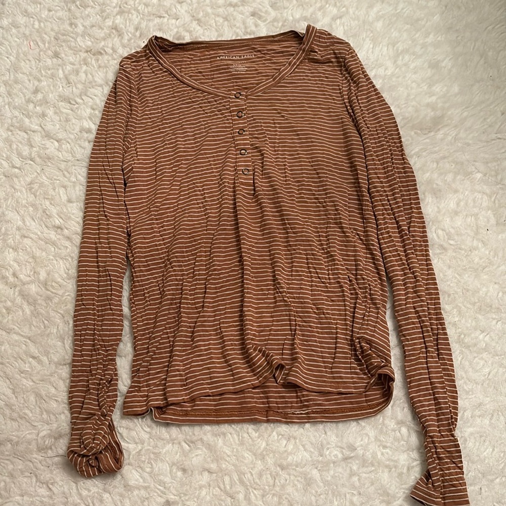 American Eagle striped long sleeve